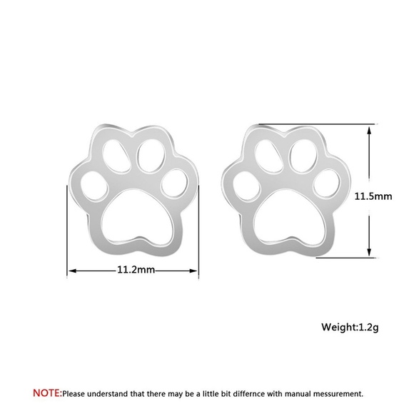 ❤️4 for $20 Sale❤️ Cute Paw Earring - Picture 2 of 4